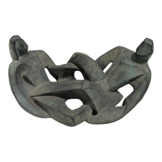 Vintage Brutalist Reclining Figures Sculpture For Sale