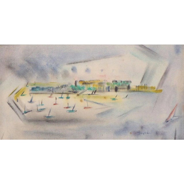 Yngve H. Olsen (American, 1905 – 2000) Unntitled (coast), mid-20th century Double-sided watercolor painting on paper...