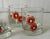 Pretty in Pink Floral Blown Glass Lowball Glasses- Set of 5 For Sale - Image 4 of 9