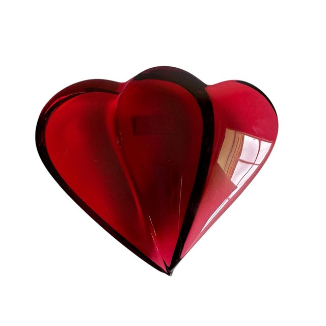 B Baccarat バカラ 天使 ANGEL PRESENTING HEART Baccarat Angelo Heart Angel | eBay