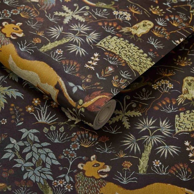 English House of Hackney Trematonia Wallpaper - Onyx For Sale - Image 3 of 4