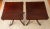 Set of Mersman Harp and Lyre Mahogany SideTables With Brass Feet and Drawers For Sale - Image 11 of 17