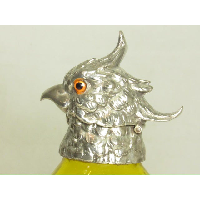 Antique English Cockatoo Decanter For Sale - Image 9 of 18