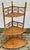 Beautiful Victorian corner three-tier etagere. Shelves made of oak, three brass finials on top boll front feet. Can be...