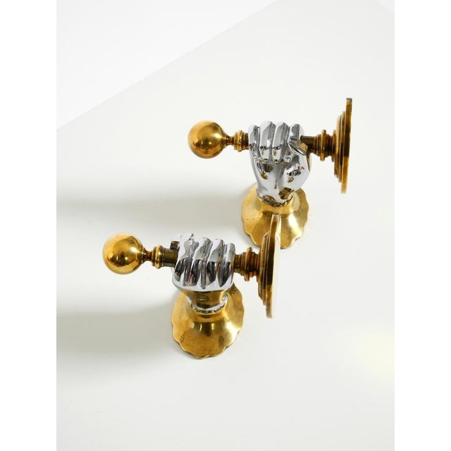 1980s Bookends in Brass from Vereinigte Werkstätten, 1980s, Set of 2 For Sale - Image 5 of 14