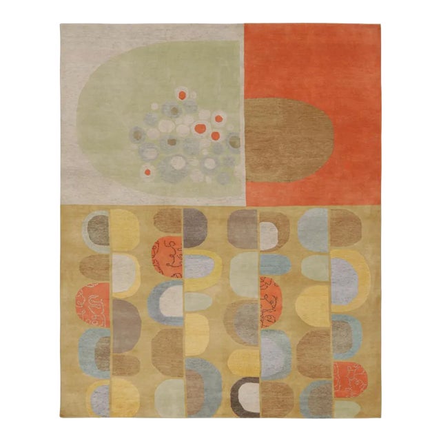 Rug & Kilim X Jenn Ski Mid-Century Modern Style Rug With Polychromatic Patterns, 8x10 For Sale