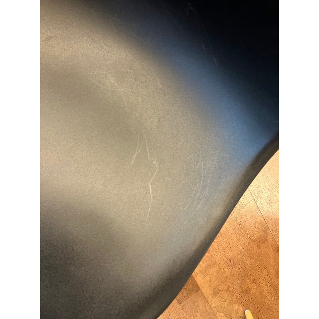 2010s Set of 4 Herman Miller Eames DSW Molded Plastic Side Chairs - Black For Sale - Image 5 of 12