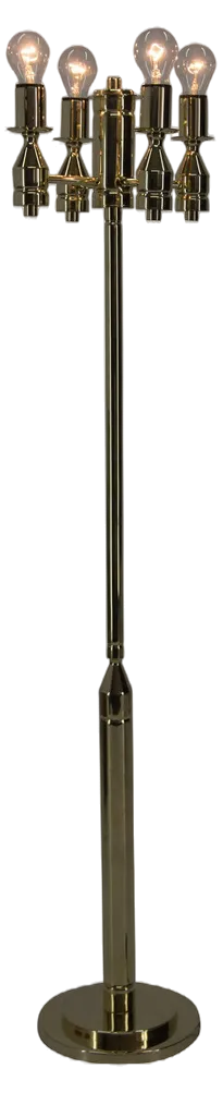 Brass Floor Lamp, 1970s