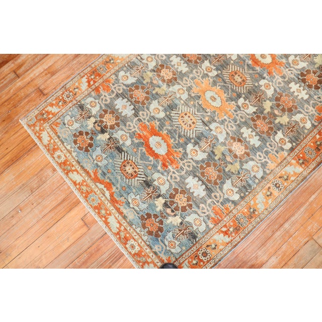 Antique Persian Senneh Rug - 3'7" x 5'2" For Sale - Image 4 of 7