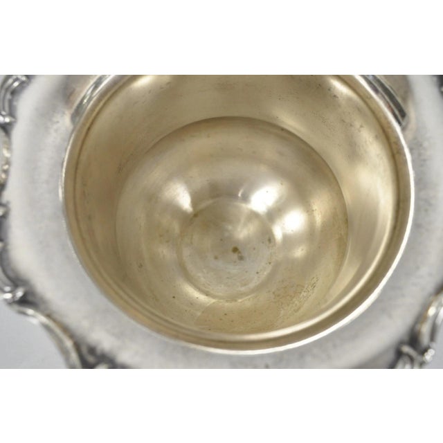 Vintage Victorian Silver Plated Trophy Cup Urn Champagne Chiller Bar Ice Bucket For Sale - Image 10 of 16