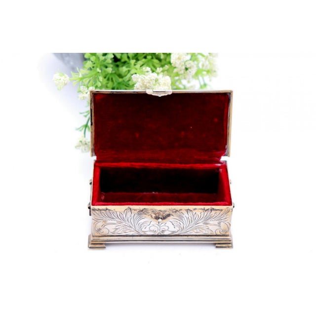 Chest Shaped Silver Box For Sale - Image 3 of 7