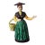Mid Century Modern Hedi Schoop Ceramic Woman Vase Figurine, 1950s For Sale