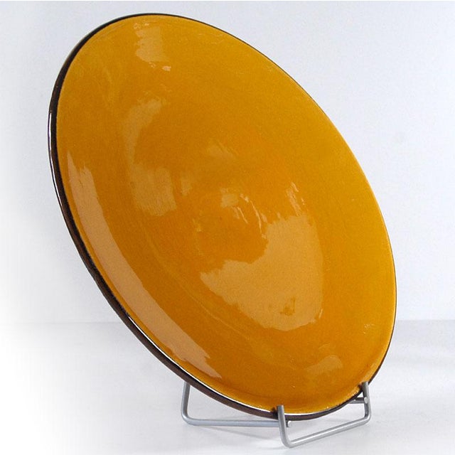 Ceramic Dish by Claude Paci for Vallauris, France, 1960s. For Sale - Image 4 of 8