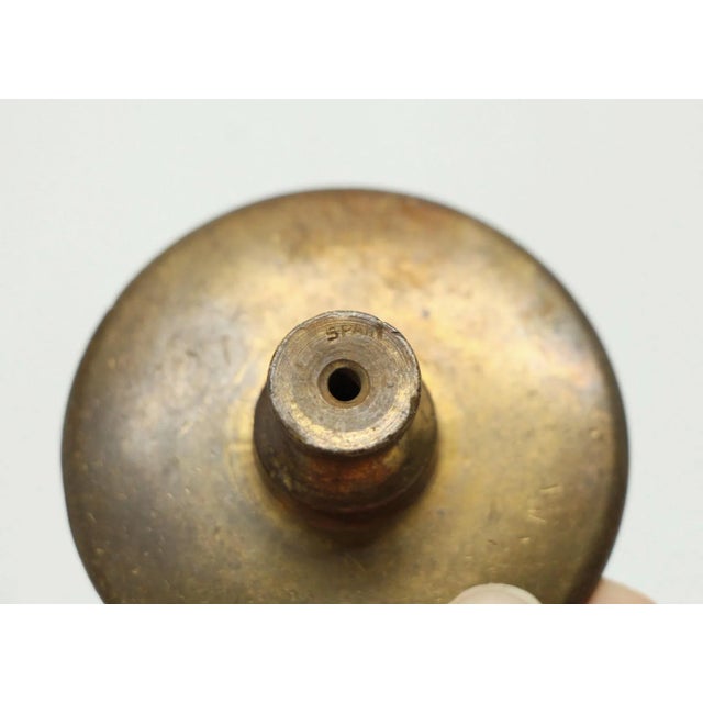 Mid 20th Century Antique Flat Spherical Drawer Pull For Sale - Image 5 of 5
