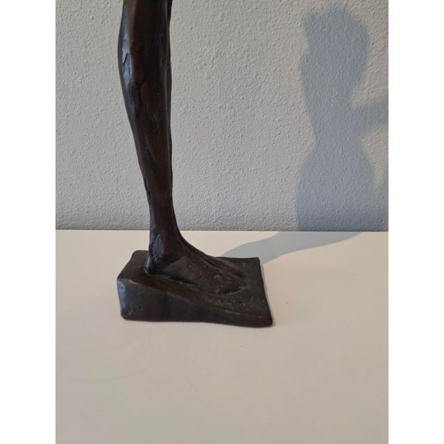 1990s Tom Corbin Bronze Sculpture "Girl With Apple". For Sale In Palm Springs - Image 6 of 7