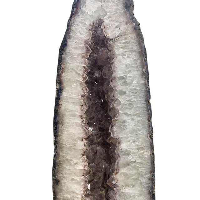 Extra Large Amethyst Cathedral Geode From Brazil 31" H For Sale In New York - Image 6 of 10