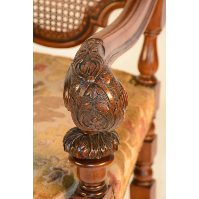 Pair of Spanish Baroque High Back Chairs For Sale - Image 10 of 11