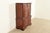 Bassett Furniture Chippendale Carved Mahogany Serpentine Front Six-Drawer Highboy Dresser For Sale - Image 4 of 15