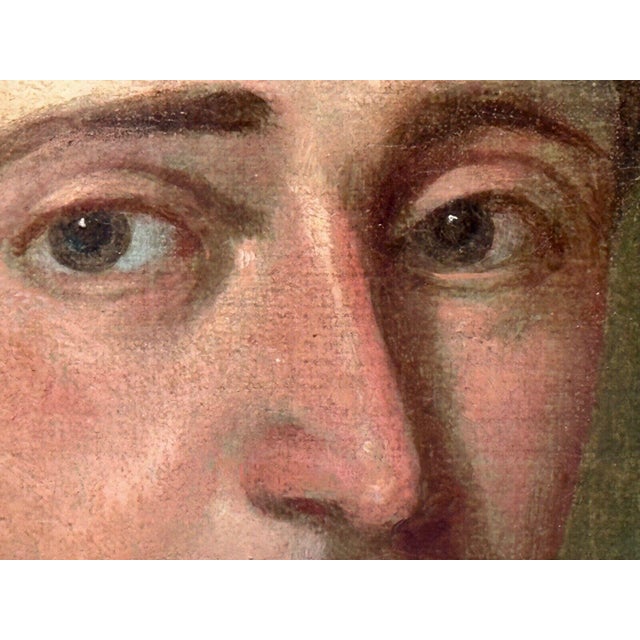 English 18th Century Georgian Naval Oil Portrait of Captain Gamaliel Nightingale For Sale - Image 3 of 18