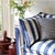 Textile Sophie Conran Coco 2.5 Seater Sofa - Sea Holly Blue Stripes with Knife Edge Cushion For Sale - Image 7 of 12