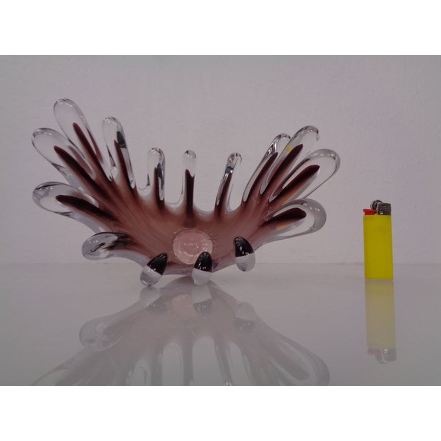 Handmade Crystal Glass Bowl from Gränna Glas, Sweden, 1970s For Sale - Image 11 of 18