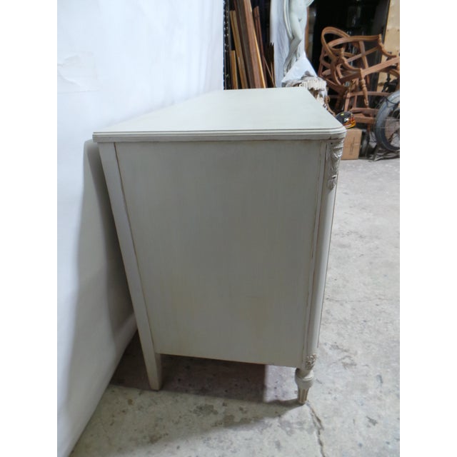 Gustavian Style Unique 3 Drawer Chest of Drawers For Sale - Image 9 of 15