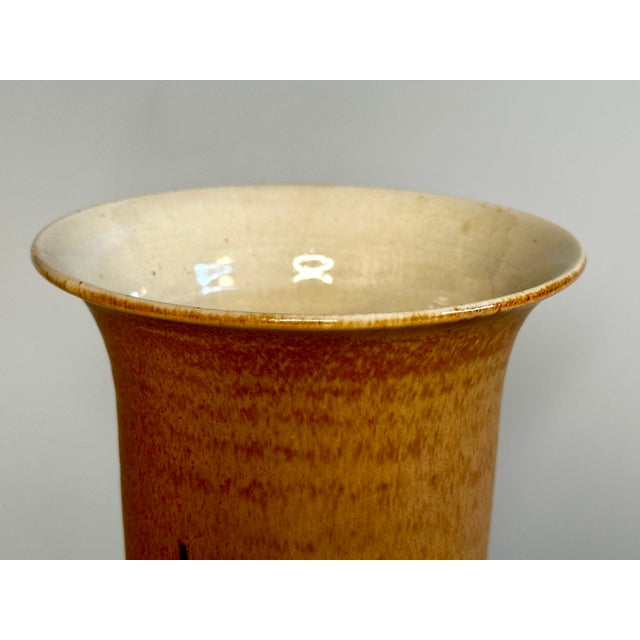 Ceramic Vintage Hand-Thrown Studio Ceramic Vases, Germany, 1980s, Set of 2 For Sale - Image 7 of 12