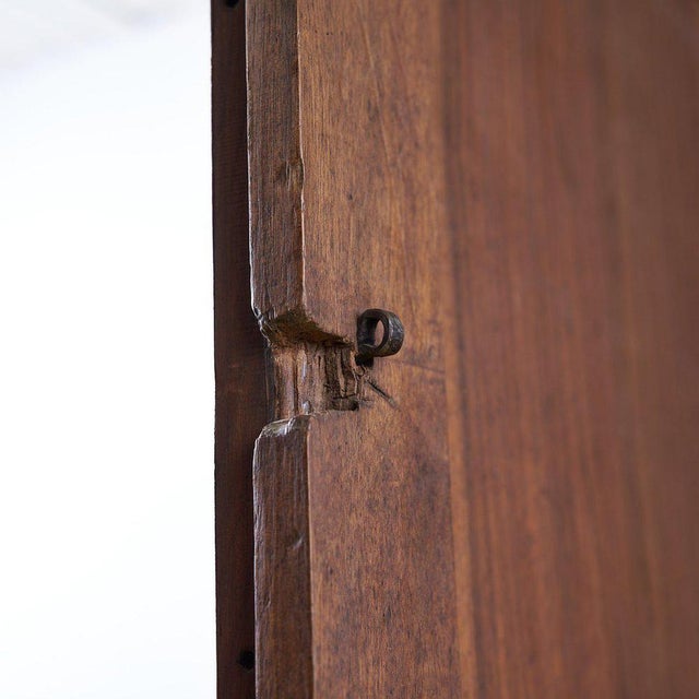 Antique Pantry Cabinet in Walnut Wood For Sale - Image 9 of 18