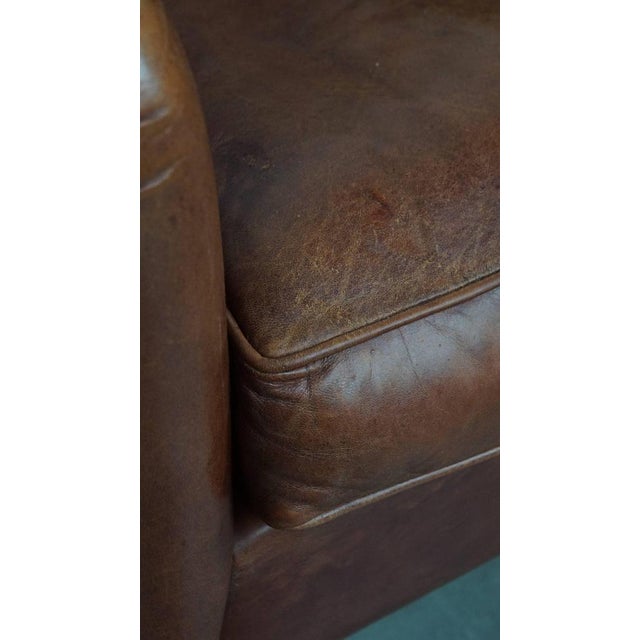Art Deco Sheepskin Armchair For Sale - Image 13 of 16
