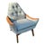 1960s Adrian Pearsall for Craft Associates Mid Century High Back Lounge Chair For Sale