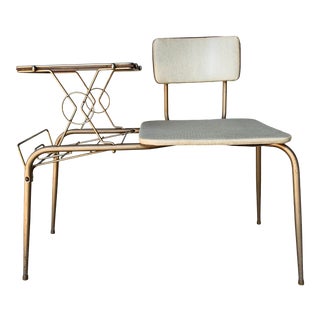 Mid-Century Telephone “Gossip Bench” For Sale