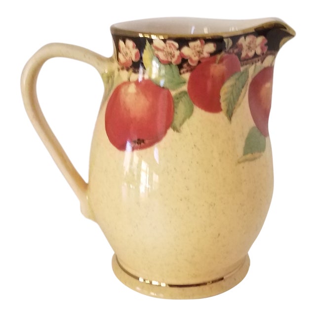 Vintage Yapacunchi Ceramic Hand Painted Beverage Pitcher From Ecuador For Sale