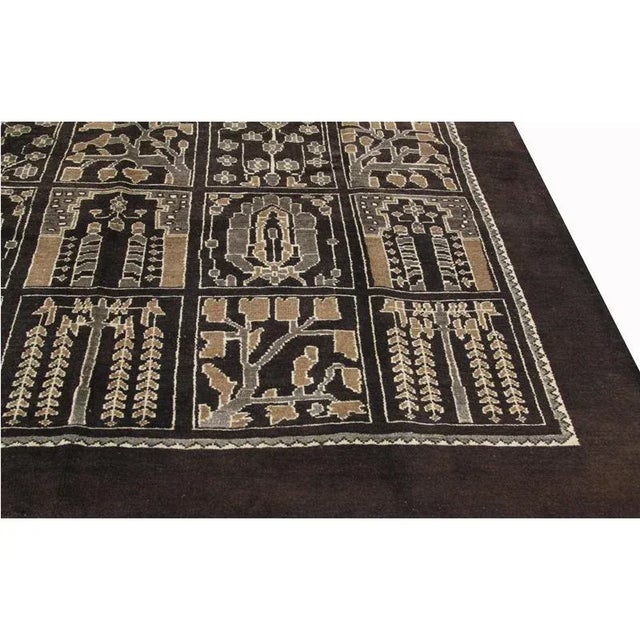 Traditional 1980s Old Shiraz Area Rug 7'1"×10'3" For Sale - Image 3 of 13
