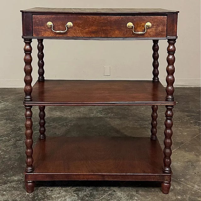 19th Century English Mahogany Tea Server ~ Sideboard is a wonderful specialty piece that will be the perfect choice for...