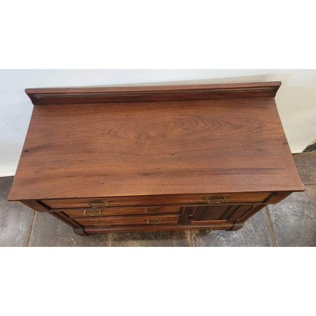 Auburn Antique 1870s Victorian Cherry Wash Stand Dresser For Sale - Image 8 of 8