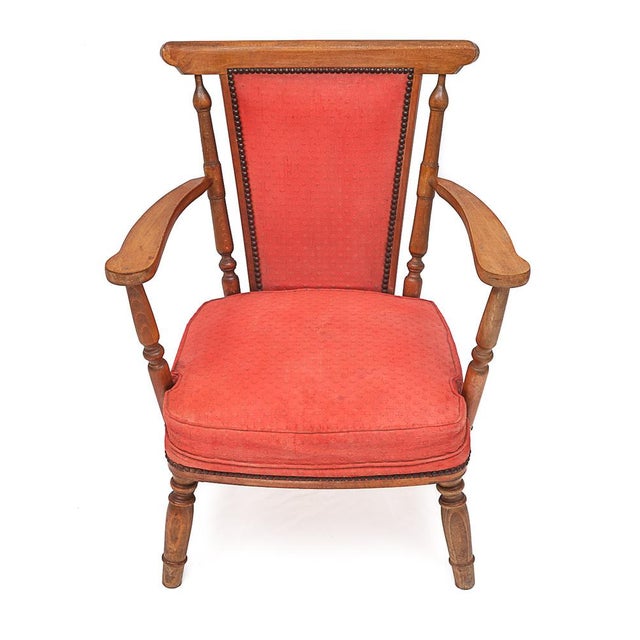 Wood Armchairs, 1920s, Set of 3 For Sale - Image 7 of 14