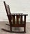 Brown Antique American Arts & Crafts Mission Oak Rocking Chair For Sale - Image 8 of 9