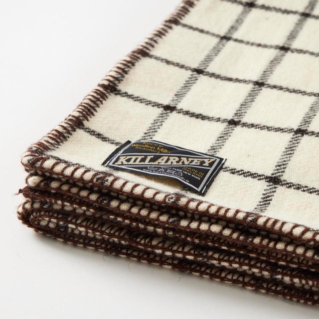 - These timeless bar check blankets are made in a traditional woolen mill by a fourth generation, family-run company on...
