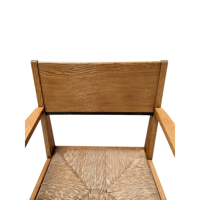 Art Deco Dutch Oak Armchair by J.A. Muntendam for L.O.V. Oosterbeek, 1920s For Sale - Image 10 of 12