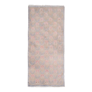 Vintage Turkish Karapinar Runner Rug With Pastel Color 2'10" X 5'10" For Sale