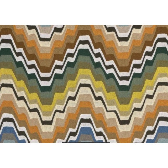 Pierre Frey “Fanfare” in Tentation Down-Filled Lumbar Pillow 12" x 20" - Single For Sale In Atlanta - Image 6 of 6