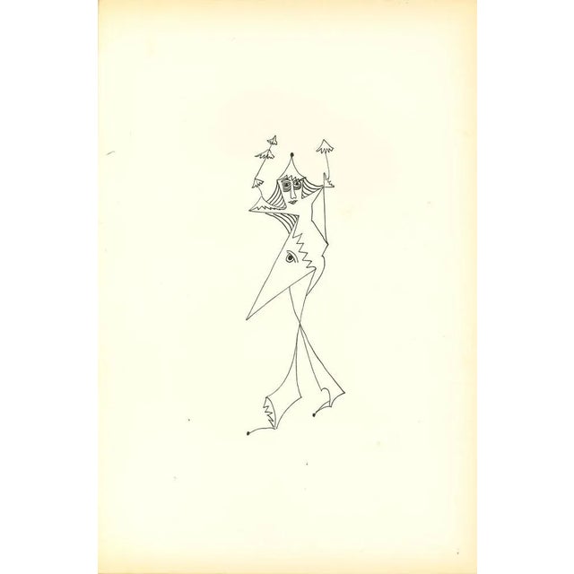 Composition of Diodora is an original Lithography realized by Bruno Capacci in 1950. The artwork is part of an edition in...