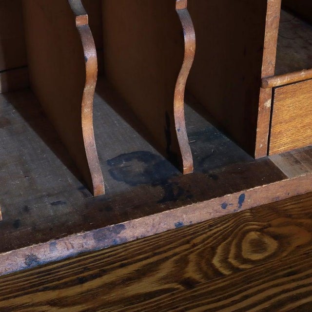 Antique Victorian Chestnut & Walnut Plantation Drop Front Desk C1890 For Sale - Image 12 of 18