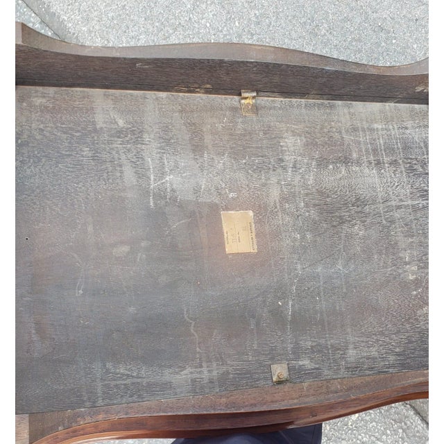 Wood 1950s Kittinger Buffalo Mahogany Rectangular Side Table For Sale - Image 7 of 8