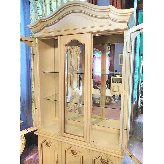 Vintage French Provincial Curio Cabinet Chairish