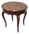Acquisitions for Henredon Round Parquetry Pull-Out Side Table For Sale