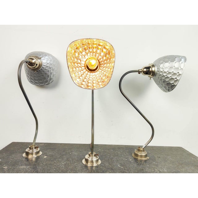 1920s Mercury Glass Confectionery Shop Wall Sconce from Gispen For Sale - Image 5 of 10