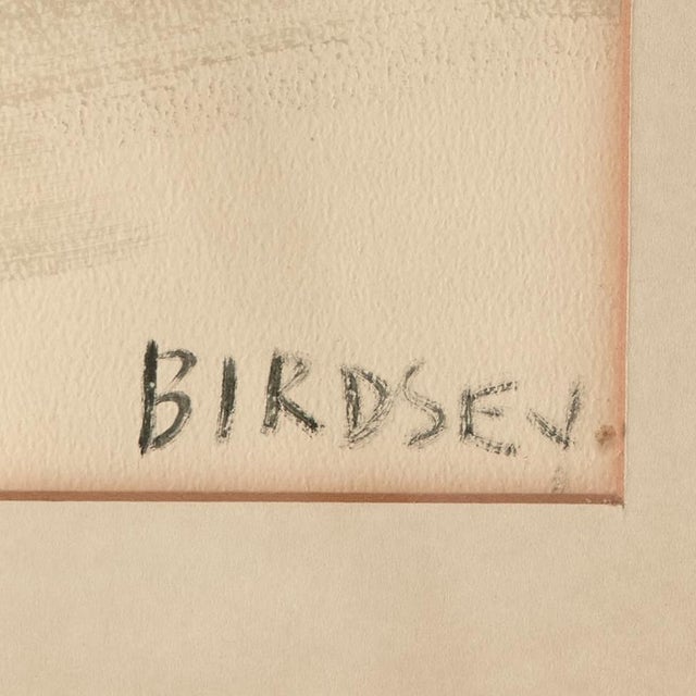 Pair of Mid Century Bermudian Watercolors by Alfred Birdsey For Sale - Image 12 of 12