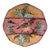 19th Century Belgium Majolica Bird With Oak Leaves Plate Wasmuel For Sale