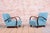 Art Deco Lounge Chairs and Table in Oak and Walnut by Jindrich Halabala for Up Závody, 1940s, Set of 3 For Sale - Image 9 of 16